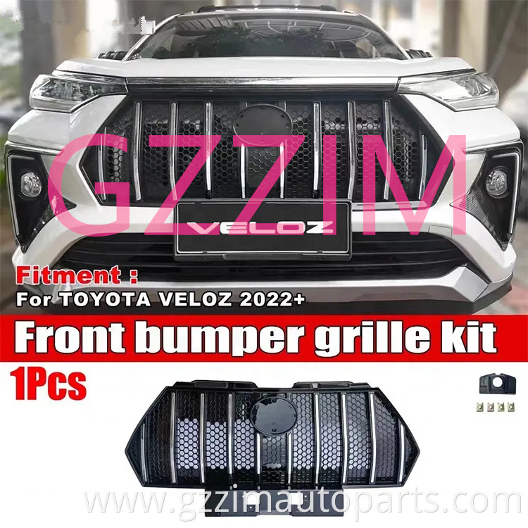 Car accessories Front Bumper grille kit Used For VELOZ 2022+